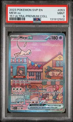 2023 POKEMON SVP PROMO 151 ULTRA-PREMIUM COLLECTION #053 MEW EX PSA 9 - Image 1