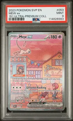 2023 POKEMON SVP EN-SV PROMO 151 ULTRA-PREMIUM COLLECTION #053 MEW EX PSA 9 - Image 1