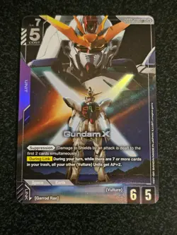Gundam TCG Card Game Dual Impact GD02-053 LR+ Gundam XGX-9900 Bandai Alt Art - Image 1