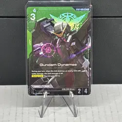 Gundam Dynames ST07-005 LR+ Celestial Drive Textured Foil Gundam Card Game RARE - Image 1