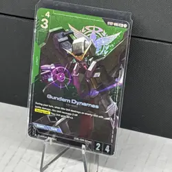 Gundam Dynames ST07-005 LR+ Celestial Drive Textured Foil Gundam Card Game RARE - Image 2