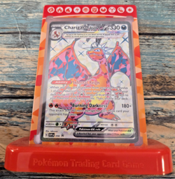 Charizard EX SVP 056 Ultra Rare SV Black Star Promo Pokemon Card In Case - Image 1