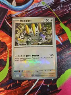 Regigigas 086/131 (Masterball) Pokemon Card - Near Mint - Prismatic Evolutions - Image 1