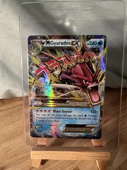 Pokemon M Gyarados EX XY Breakpoint Ultra Rare Holo Card 27/122 NM Condition - Image 1
