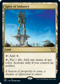 Spire of Industry - Commander: Kamigawa: Neon Dynasty #178 MTG Magic The Gatheri - Image 1