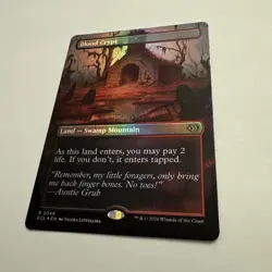 Blood Crypt FOIL Borderless 349 Lorwyn Eclipsed Regular ECL MTG Rare Unplayed NM - Image 2