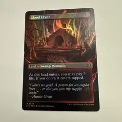Blood Crypt FOIL Borderless 349 Lorwyn Eclipsed Regular ECL MTG Rare Unplayed NM - Image 3