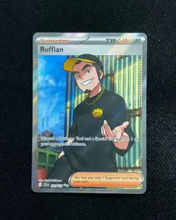 2025 Pokemon TCG English Trading Cards JTG EN 181/159 Ruffian FN45 - Image 1
