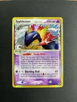 Pokemon TCG Typhlosion Dragon Frontiers 12/101 Delta Species - Lightly Played - Image 1