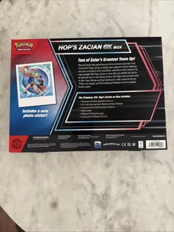 Pokemon TCG Hop's Zacian ex Collection Box Sealed Brand New. USA SELLER - Image 2