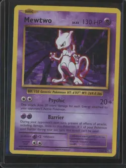 2016 Pokemon XY Evolutions 20th Anniversary MEWTWO #51 Holo Foil JFB3 - Image 1