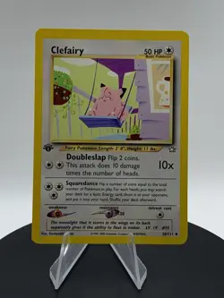 Pokemon TCG Clefairy Neo Genesis 30/111 Regular 1st Edition LP - Image 1