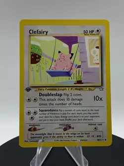 Pokemon TCG Clefairy Neo Genesis 30/111 Regular 1st Edition LP - Image 3
