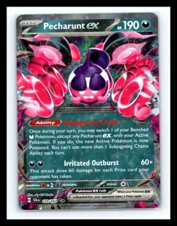 💥 Pecharunt EX 039/064 Pokemon TCG: S&V Shrouded Fable - Double Rare Holo - Image 1