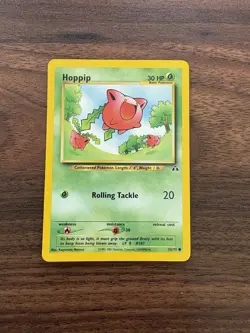 Hoppip 55/75 Common Neo Discovery Pokemon NM - Image 1