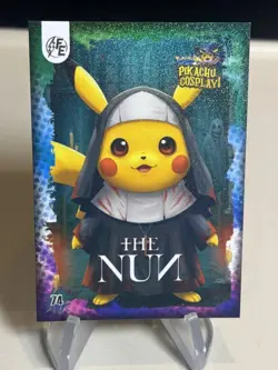 The Nun Pikachu #74 Holo - Electric Pikachu Cosplay - Pokemon ZL13 - Image 1