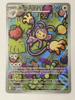 Ambipom (107/094) IR - Phantasmal Flames Pokemon TCG - Image 1