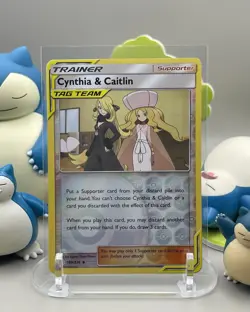Cynthia & Caitlin Rev Holo 189/236 Cosmic Eclipse NM / LP | Pokemon TCG Trainer - Image 1