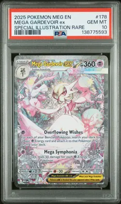 2025 POKEMON MEG SPECIAL ILLUSTRATION RARE #178 MEGA GARDEVOIR EX PSA 10 - Image 1