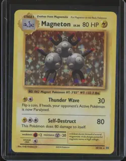 2016 Pokemon XY Evolutions 20th Anniversary MAGNETON #38 Holo Foil JFB3 - Image 1