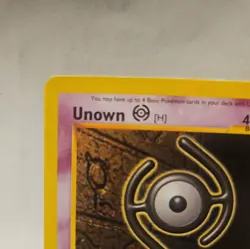 Pokemon TCG Unown (H) First Edition Neo Destiny 28/105 Non Holo Rare LP - Image 2