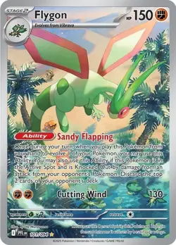 Flygon 101/094 Illustration Rare IR Pokemon TCG Phantasmal Flames English NM - Image 1