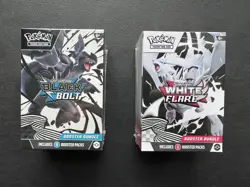 New Factory Sealed Pokemon Black Bolt & White Flare Booster Bundle - Image 1