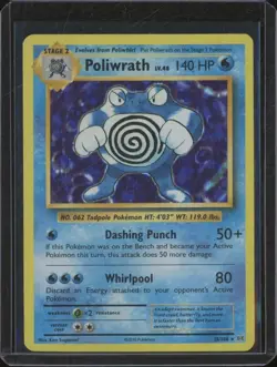 2016 Pokemon XY Evolutions 20th Anniversary POLIWRATH #25 Holo Foil JFB4 - Image 1