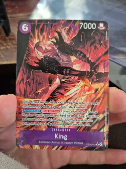One Piece The Azure Sea’s Seven OP14 King EB04-031 R Alt Art English - Image 4
