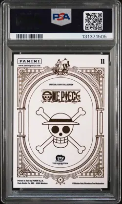 2024 PANINI ONE PIECE TREASURE BOX CARD COLLECTION #11 MONKEY D. LUFFY PSA 10 - Image 2