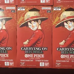 One Piece TCG OP-13 Carrying On His Will Sleeved Booster Pack Lot of 10 English - Image 2