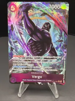 One Piece - The Azure Sea’s Seven - OP14-061 - Vergo - R Alt Art - Image 1