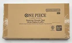 One Piece TCG English Special Goods Set Ace/Sabo/Luffy New Sealed - Image 1