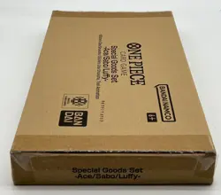 One Piece TCG English Special Goods Set Ace/Sabo/Luffy New Sealed - Image 3
