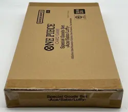 One Piece TCG English Special Goods Set Ace/Sabo/Luffy New Sealed - Image 4