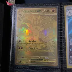 Pokemon Mega Lucario EX TCG Card 188/132 Evolutions Gold - Image 1