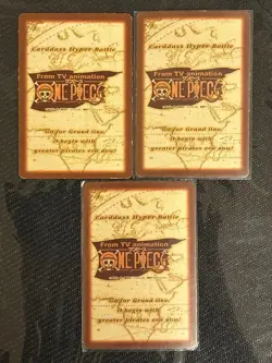 One Piece Carddass Hyper Battle Luffy S02 Shanks S06 3 Card Set 1999 【U.S./DDP】 - Image 2