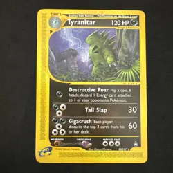 Tyranitar - 40/147 - Pokemon Aquapolis Non-Holo Card NM - Image 1