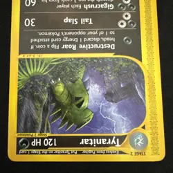Tyranitar - 40/147 - Pokemon Aquapolis Non-Holo Card NM - Image 5