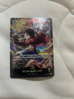 One Piece Card Game Monkey D Luffy Leader 3D2Y ST14-001 English - Image 1