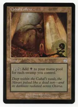 Cabal Coffers, Uncommon Land, Torment Regular, NM, Don Hazeltine - Image 1