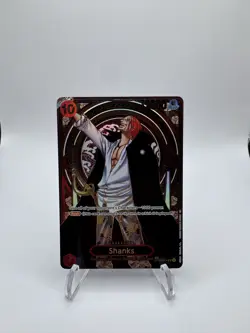 Shanks Gold OP09-004 SP Alt Art SR OP13 Carrying on His Will One Piece English - Image 1