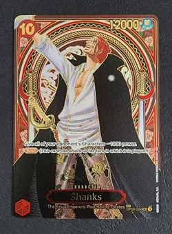 Shanks Gold OP09-004 SP Alt Art SR OP13 Carrying on His Will One Piece English - Image 5