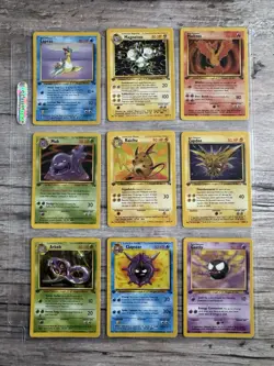 Complete 1st Edition Fossil Non-Holo Set 16-62 (NM/MINT) Vintage Pokemon Cards - Image 4