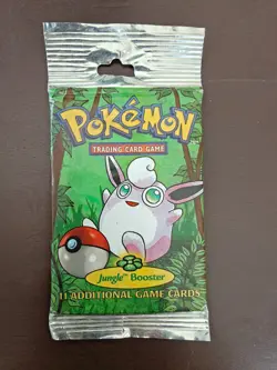 1999 Wizards of the Coast Pokemon Jungle Booster Pack - Wigglytuff, 21.4g Heavy 742818060639 - Image 1