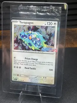Pokemon TCG Terapagos Sprigatito Sealed GameStop Horizons Stamped Promo - Image 1