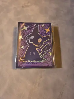 Pokemon TCG Card Sleeves (65 Count ) Mimikyu - Paldean Fates Sealed - Image 1