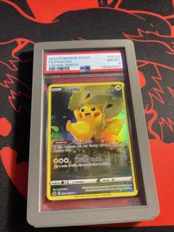 2023 POKEMON SWSH #GG30 FA/PIKACHU NM-MT CROWN ZENITH PSA 8 - Image 1