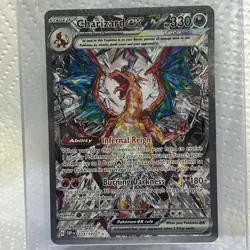 Pokemon TCG Charizard EX Holo Obsidian Flames Sir 223/197 Near Mint Condition - Image 3