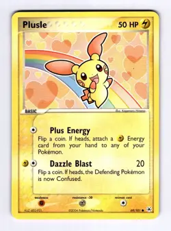 Plusle Hidden Legends #69 (2004) Common MP Pokemon - Image 1